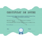 Certificat pentru Botez